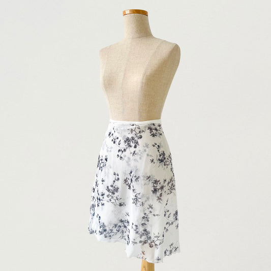 Black & white Ballet Wrap Skirt